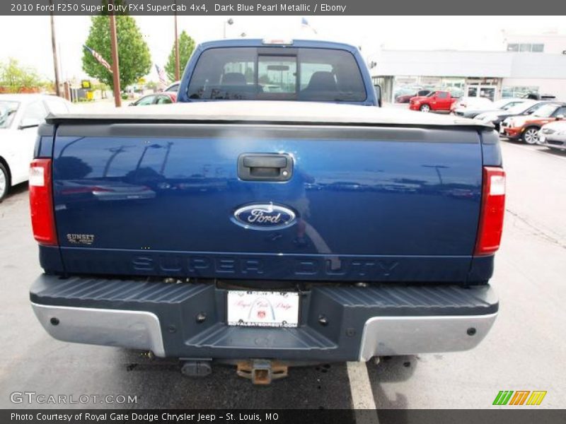 Dark Blue Pearl Metallic / Ebony 2010 Ford F250 Super Duty FX4 SuperCab 4x4