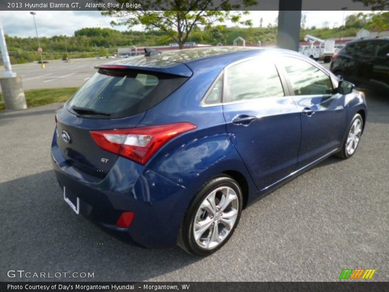 Atlantic Blue / Beige 2013 Hyundai Elantra GT