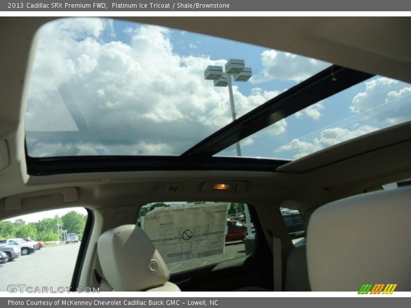 Platinum Ice Tricoat / Shale/Brownstone 2013 Cadillac SRX Premium FWD