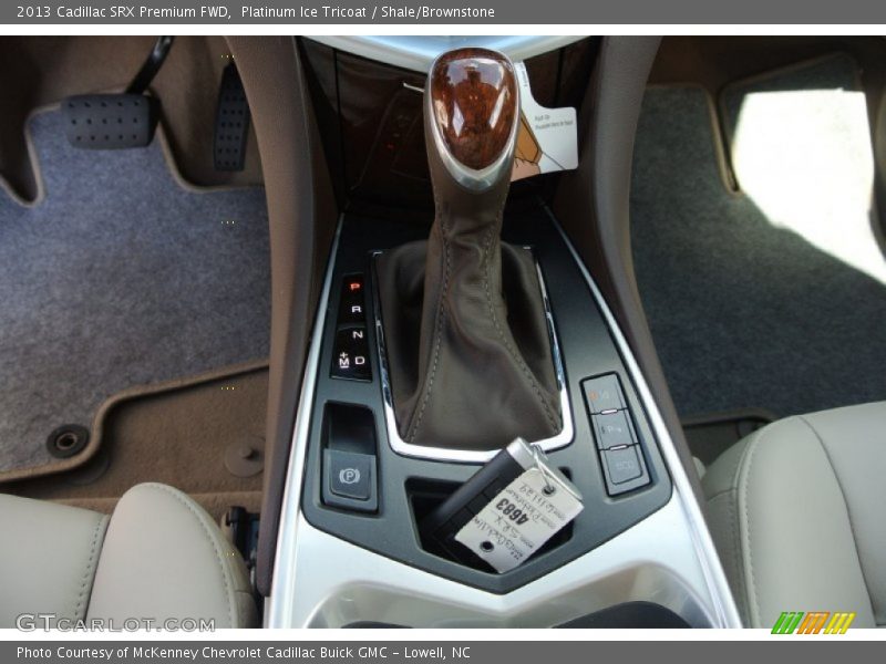 Platinum Ice Tricoat / Shale/Brownstone 2013 Cadillac SRX Premium FWD