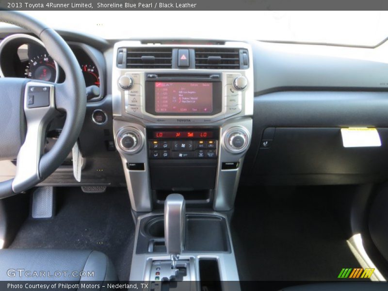 Shoreline Blue Pearl / Black Leather 2013 Toyota 4Runner Limited