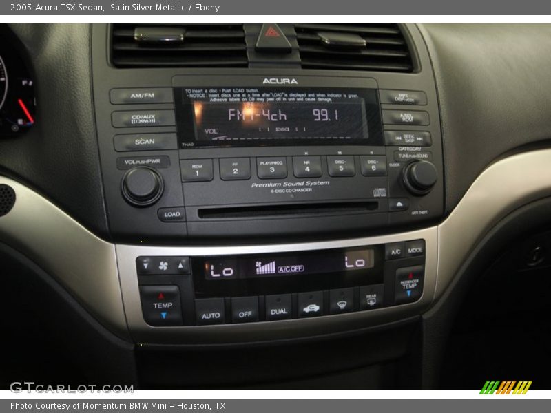 Satin Silver Metallic / Ebony 2005 Acura TSX Sedan