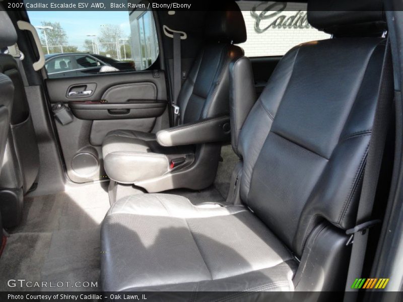 Black Raven / Ebony/Ebony 2007 Cadillac Escalade ESV AWD