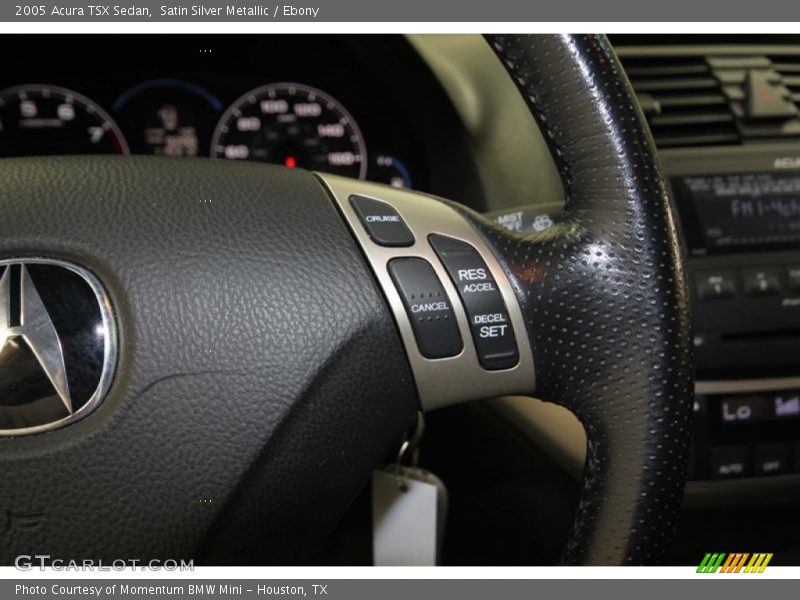 Satin Silver Metallic / Ebony 2005 Acura TSX Sedan