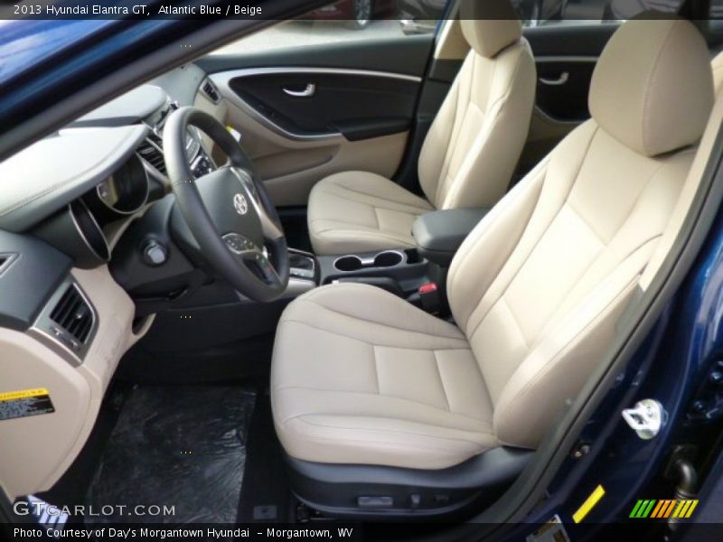 Atlantic Blue / Beige 2013 Hyundai Elantra GT