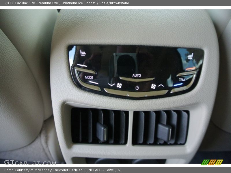 Platinum Ice Tricoat / Shale/Brownstone 2013 Cadillac SRX Premium FWD