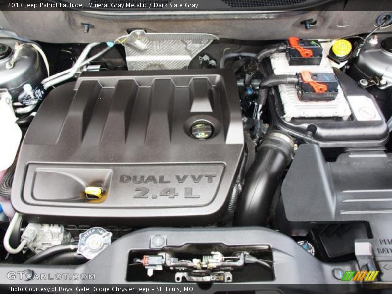 Mineral Gray Metallic / Dark Slate Gray 2013 Jeep Patriot Latitude