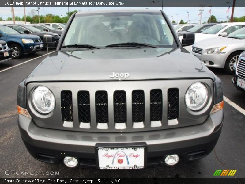 Mineral Gray Metallic / Dark Slate Gray 2013 Jeep Patriot Latitude