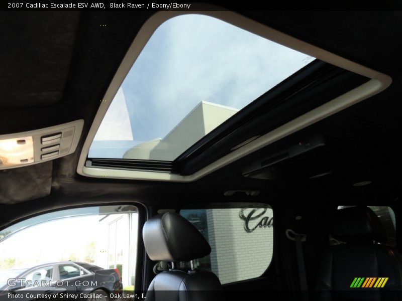 Black Raven / Ebony/Ebony 2007 Cadillac Escalade ESV AWD