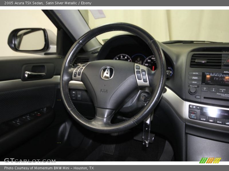 Satin Silver Metallic / Ebony 2005 Acura TSX Sedan