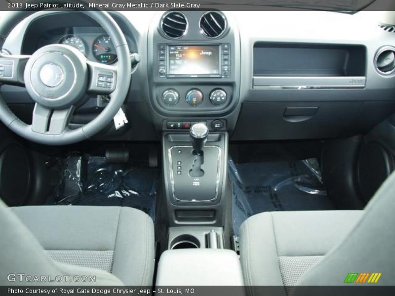 Mineral Gray Metallic / Dark Slate Gray 2013 Jeep Patriot Latitude