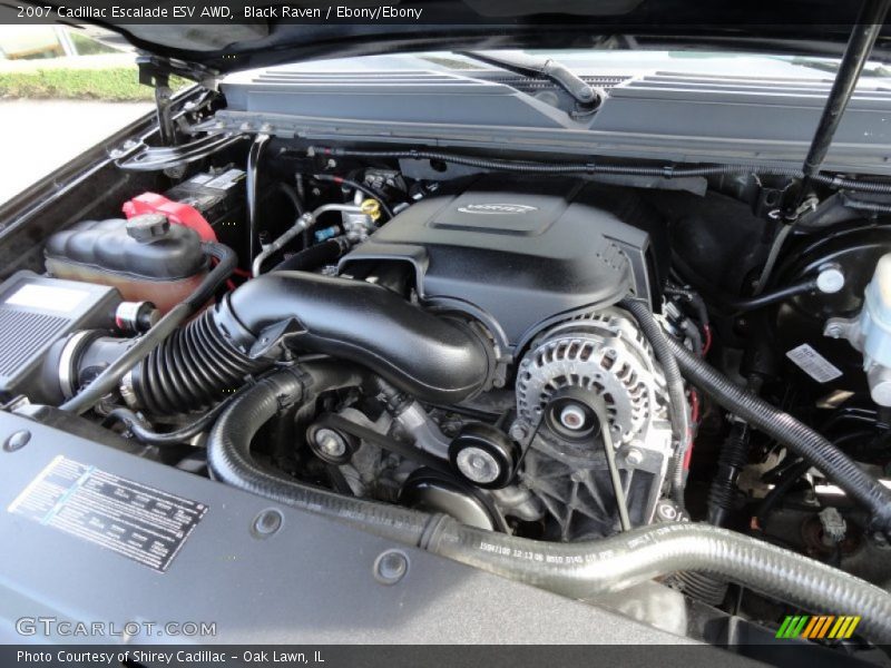 Black Raven / Ebony/Ebony 2007 Cadillac Escalade ESV AWD