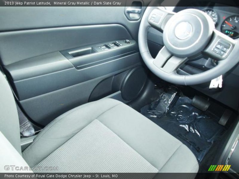 Mineral Gray Metallic / Dark Slate Gray 2013 Jeep Patriot Latitude
