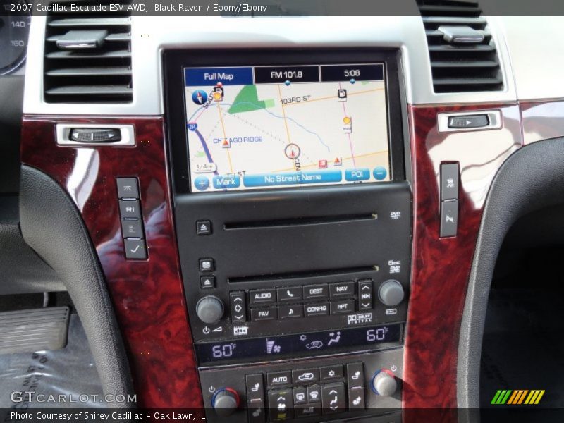 Black Raven / Ebony/Ebony 2007 Cadillac Escalade ESV AWD