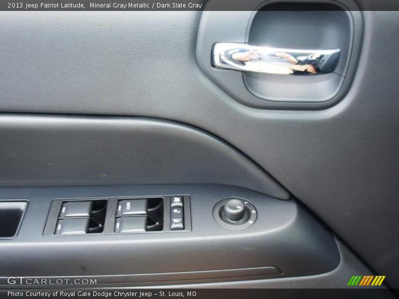 Mineral Gray Metallic / Dark Slate Gray 2013 Jeep Patriot Latitude