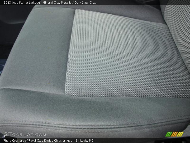 Mineral Gray Metallic / Dark Slate Gray 2013 Jeep Patriot Latitude