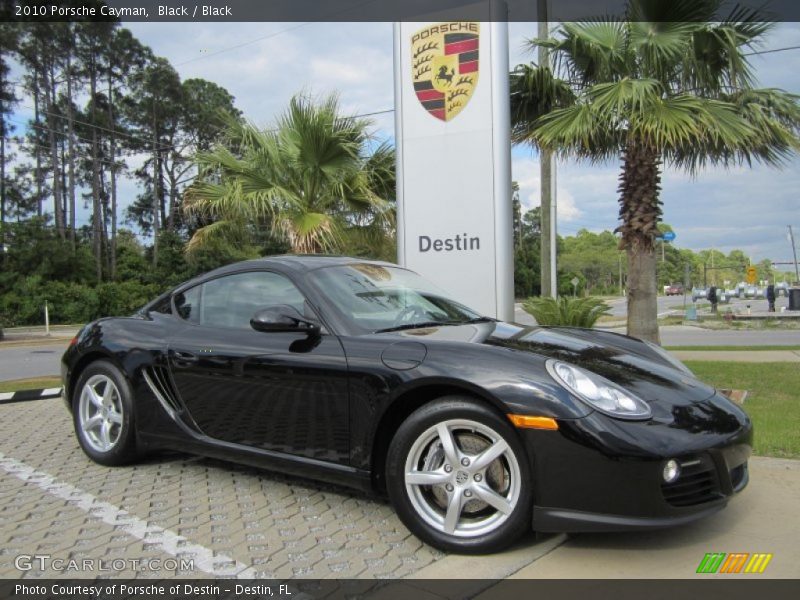 Black / Black 2010 Porsche Cayman