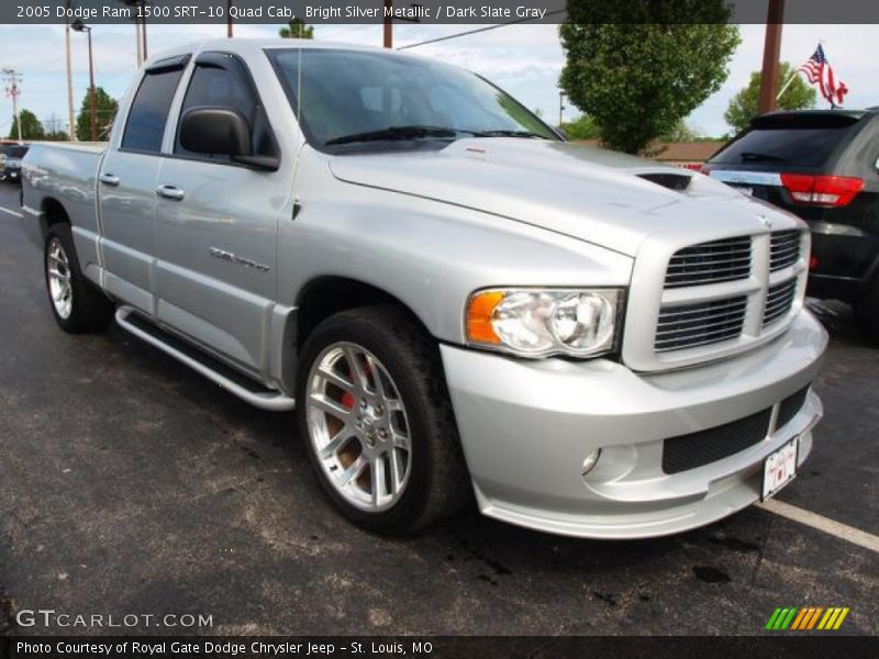 Front 3/4 View of 2005 Ram 1500 SRT-10 Quad Cab