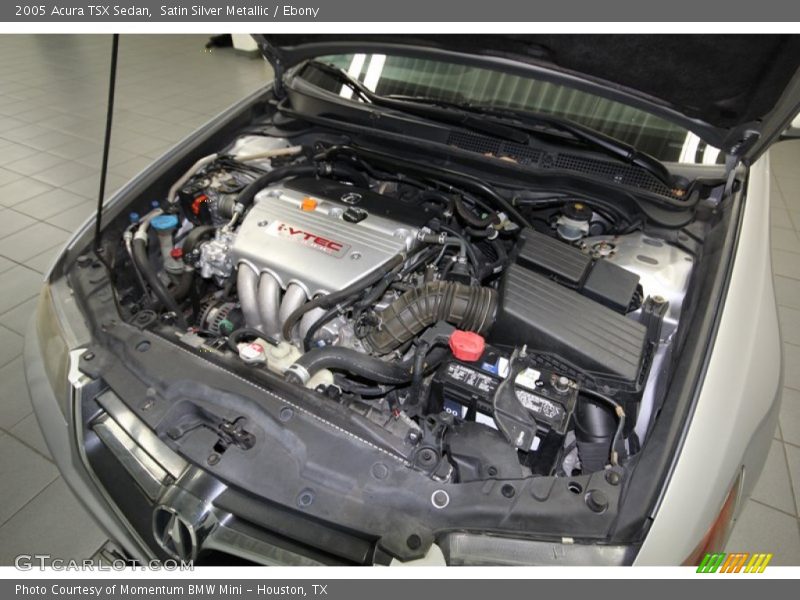 Satin Silver Metallic / Ebony 2005 Acura TSX Sedan