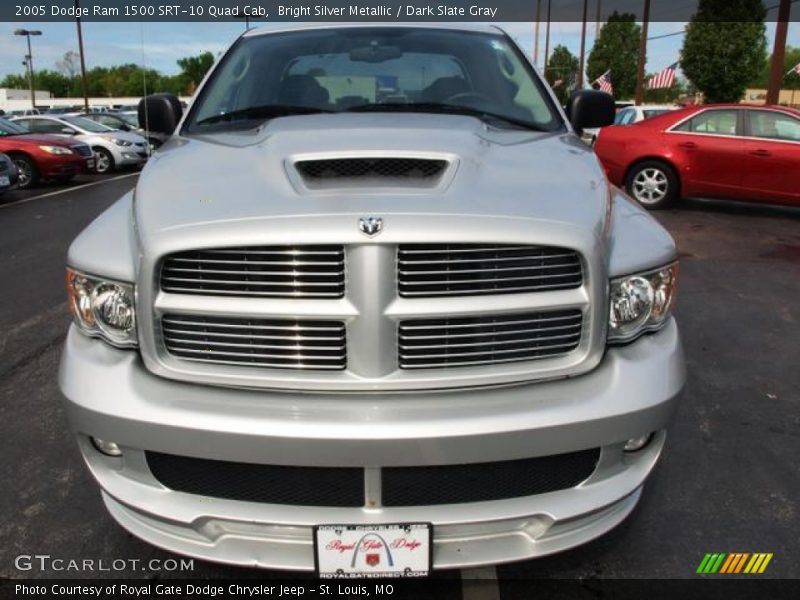 Bright Silver Metallic / Dark Slate Gray 2005 Dodge Ram 1500 SRT-10 Quad Cab