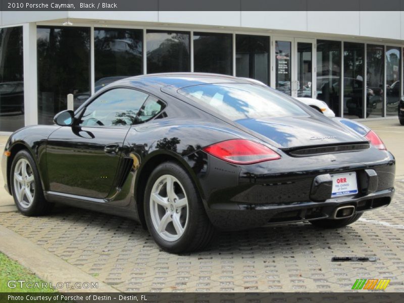 Black / Black 2010 Porsche Cayman