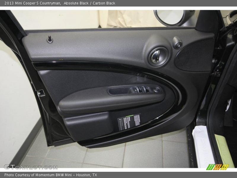 Absolute Black / Carbon Black 2013 Mini Cooper S Countryman
