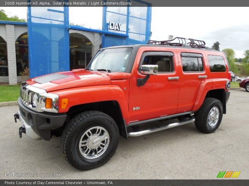 Solar Flare Metallic / Light Cashmere/Ebony 2008 Hummer H3 Alpha