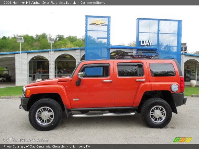 Solar Flare Metallic / Light Cashmere/Ebony 2008 Hummer H3 Alpha