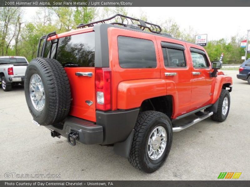 Solar Flare Metallic / Light Cashmere/Ebony 2008 Hummer H3 Alpha