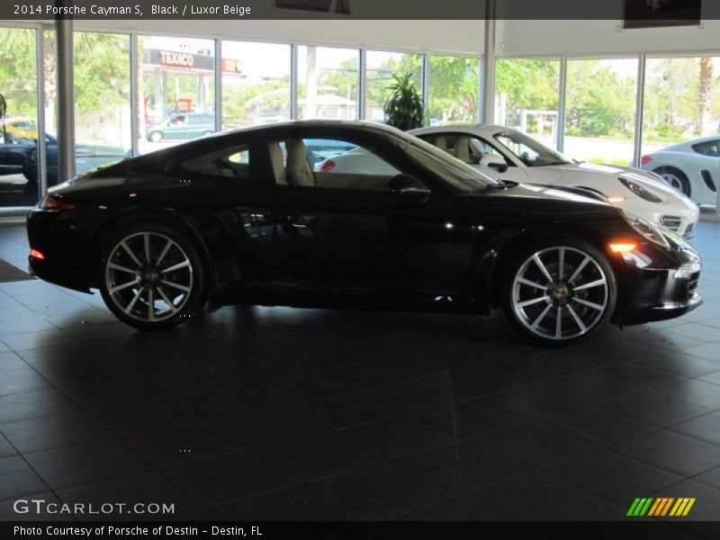 Black / Luxor Beige 2014 Porsche Cayman S