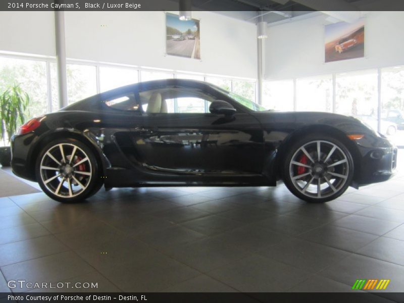 Black / Luxor Beige 2014 Porsche Cayman S