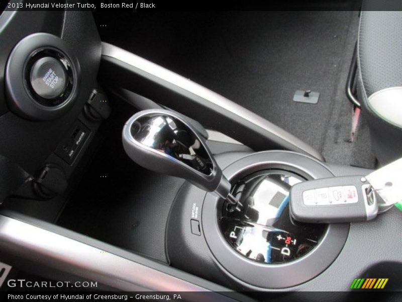Boston Red / Black 2013 Hyundai Veloster Turbo