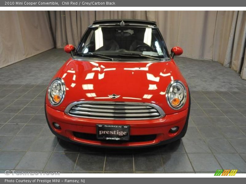 Chili Red / Grey/Carbon Black 2010 Mini Cooper Convertible