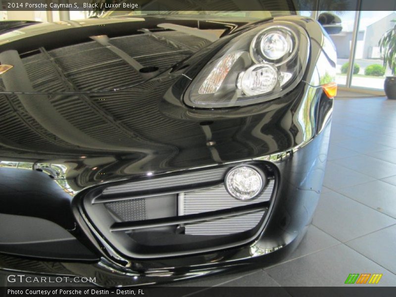 Black / Luxor Beige 2014 Porsche Cayman S