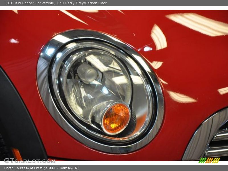Chili Red / Grey/Carbon Black 2010 Mini Cooper Convertible
