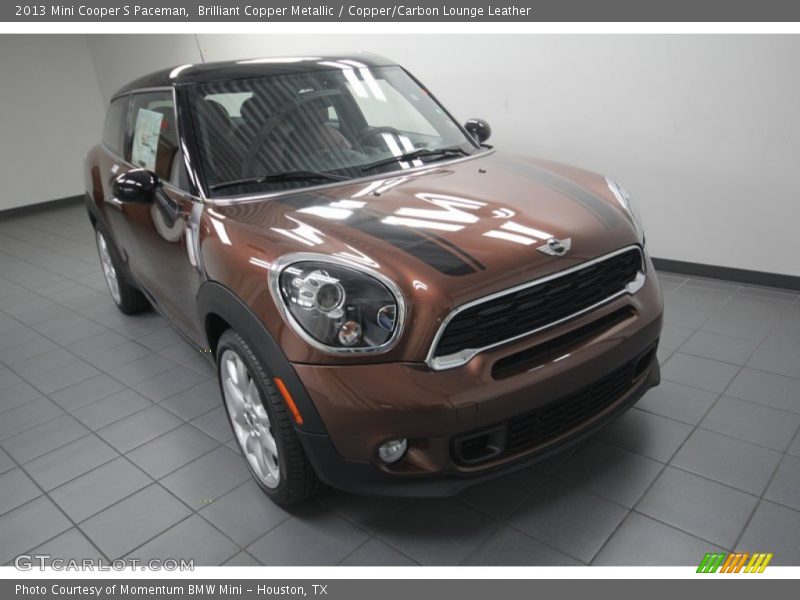 Brilliant Copper Metallic / Copper/Carbon Lounge Leather 2013 Mini Cooper S Paceman