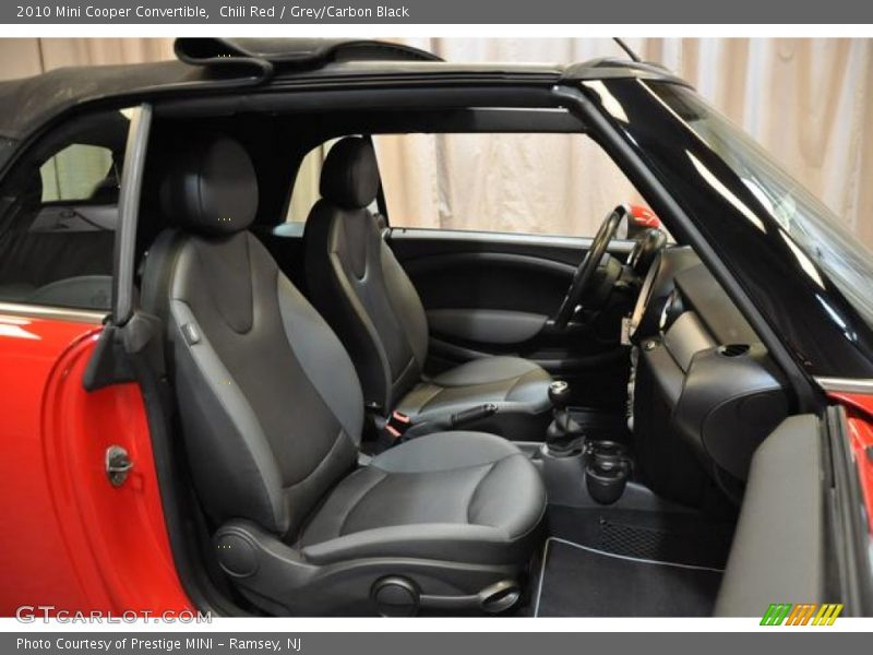 Chili Red / Grey/Carbon Black 2010 Mini Cooper Convertible