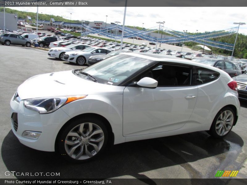 Century White / Black 2013 Hyundai Veloster