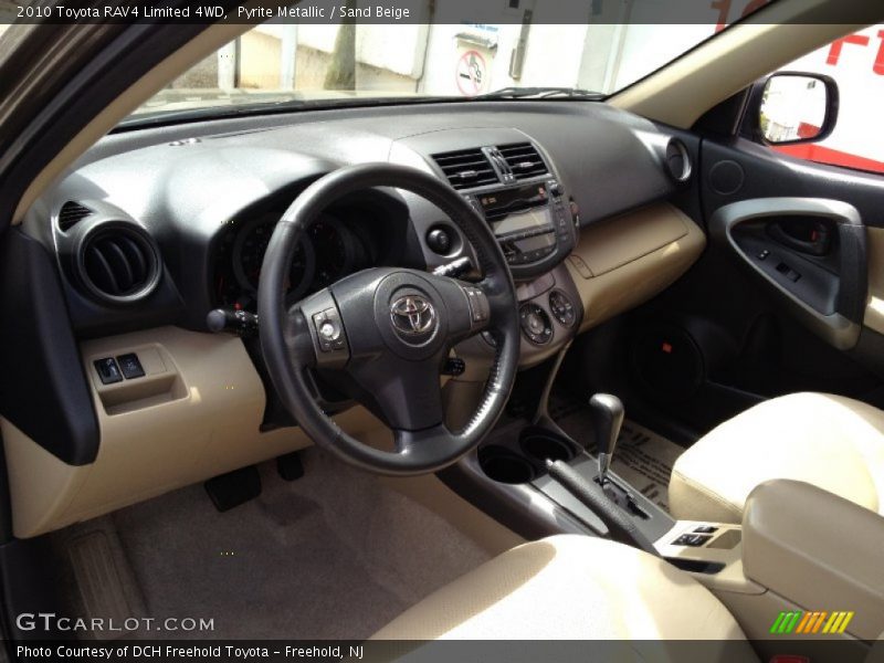 Pyrite Metallic / Sand Beige 2010 Toyota RAV4 Limited 4WD