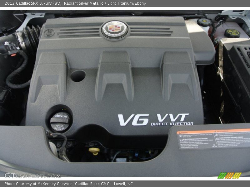  2013 SRX Luxury FWD Engine - 3.6 Liter SIDI DOHC 24-Valve VVT V6
