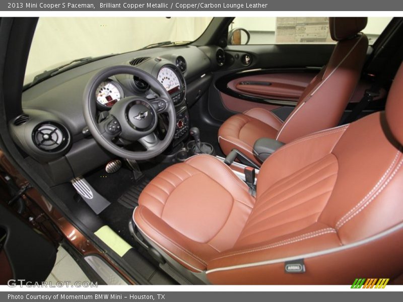 Front Seat of 2013 Cooper S Paceman