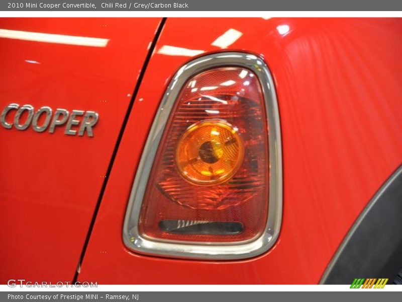 Chili Red / Grey/Carbon Black 2010 Mini Cooper Convertible