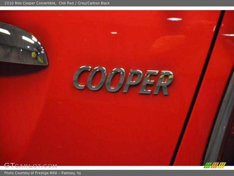 Chili Red / Grey/Carbon Black 2010 Mini Cooper Convertible