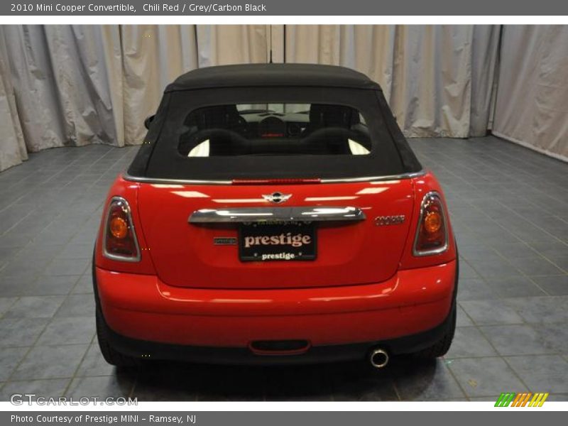 Chili Red / Grey/Carbon Black 2010 Mini Cooper Convertible