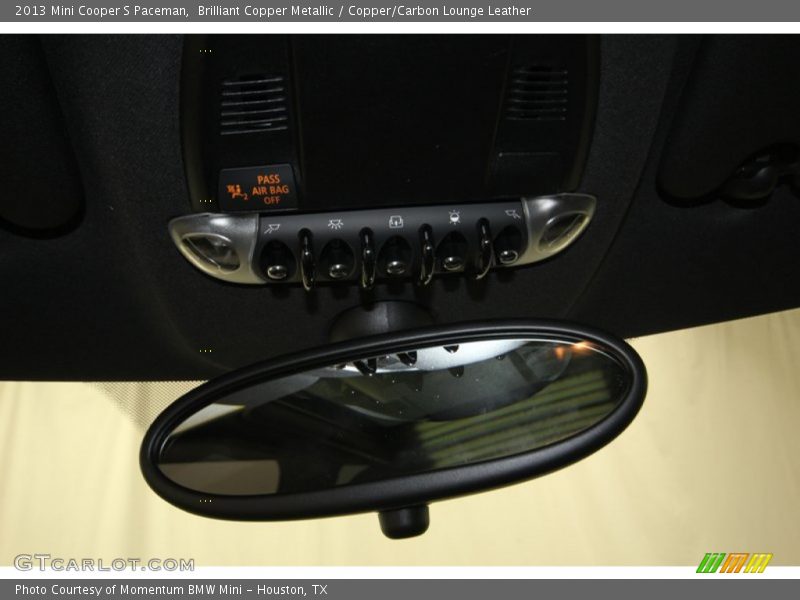 Brilliant Copper Metallic / Copper/Carbon Lounge Leather 2013 Mini Cooper S Paceman