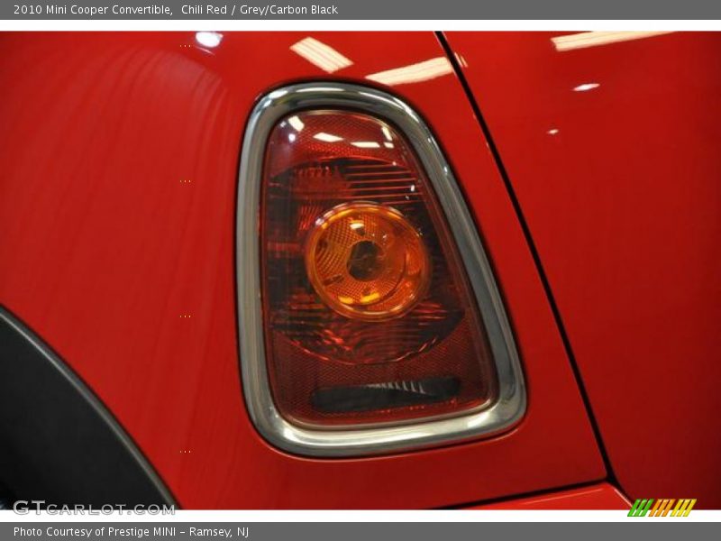 Chili Red / Grey/Carbon Black 2010 Mini Cooper Convertible