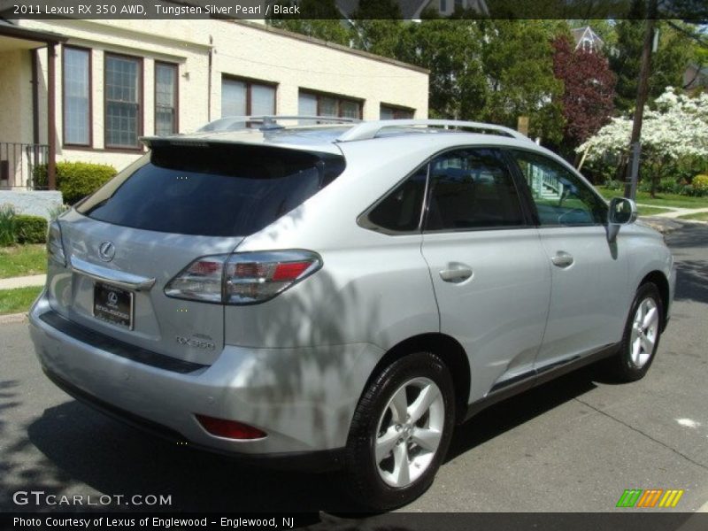 Tungsten Silver Pearl / Black 2011 Lexus RX 350 AWD