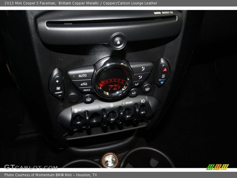 Brilliant Copper Metallic / Copper/Carbon Lounge Leather 2013 Mini Cooper S Paceman