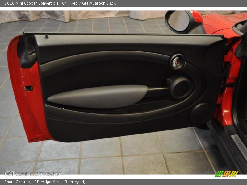 Chili Red / Grey/Carbon Black 2010 Mini Cooper Convertible