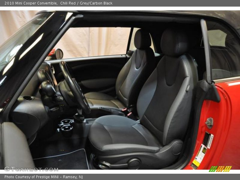 Chili Red / Grey/Carbon Black 2010 Mini Cooper Convertible